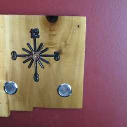 New Mexico Handmade State Quarter Clock With Inlaid Quarters. Choice Of Wood. Customizable - thumbnail 4