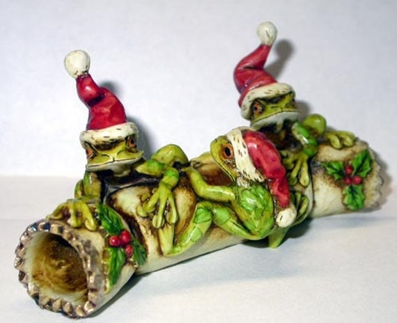 Eyredesigns Neil Eyre Christmas Frogs On Holiday Craker Le 50 - image 1