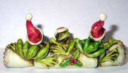 Eyredesigns Neil Eyre Christmas Frogs On Holiday Craker Le 50 - thumbnail 3