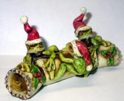 Eyredesigns Neil Eyre Christmas Frogs On Holiday Craker Le 50 - thumbnail 1