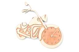 Motorcycle Wall Clock - Biker Gift - 15.7 Inch