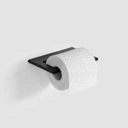 Sleek Aluminum Toilet Paper Holder Modern Bathroom Accessory