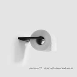 Sleek Aluminum Toilet Paper Holder Modern Bathroom Accessory - thumbnail 2