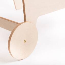 Height Adjustable Montessori Wooden Table & Chair For Kids Wagon Wheel - thumbnail 2