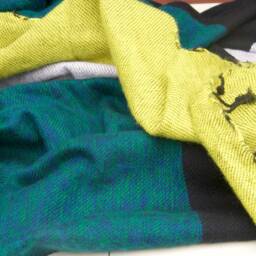 Handwoven Yak Wool Blanket Oversized Travel Shawl, Meditation Throw - 94x47 Inch - thumbnail 3