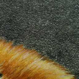 Hand Embroidered Sleeping Fox, Silk Thread Textile Art, Framed By Tsol??ne ??lanor - thumbnail 3