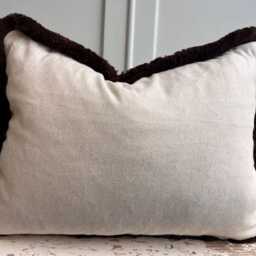 Cushions Made in Fermoie Circus Brown Cotton Cushion Pillow Throw Cover - thumbnail 4