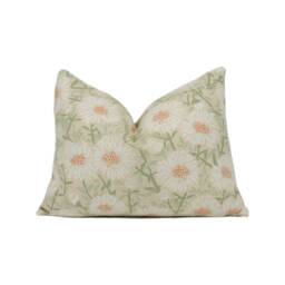 Emily Burningham - Daisies White Pretty Floral Cushion Cover Handmade Throw Pillow Designer Home D??cor - thumbnail 1