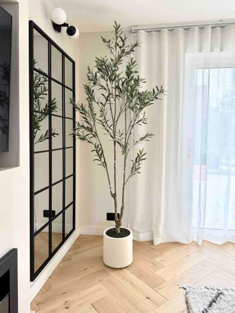 210cm Artificial Olive Tree, Faux Plant, Plant in Pot, Home Decor, UK - image 1