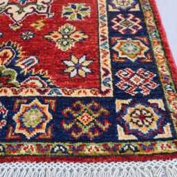 10 Ft Long Rug, Bidjar Runner Hand Knotted Wool Afghan Geometric Kazak Turkmen Tribal Oriental Red Hallway - thumbnail 3