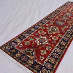 10 Ft Long Rug, Bidjar Runner Hand Knotted Wool Afghan Geometric Kazak Turkmen Tribal Oriental Red Hallway - thumbnail 4