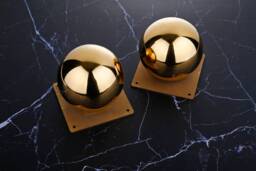 Set Of 4, Couch Legs, Brass Sofa Gold Cabinet Bed Round Metal Table Legs From Ivadecorstudio