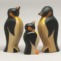 Toy Penguin Baby Wooden Colourful Black Orange White Size 6, 5 X 3, 0 2, 0 cm - Bxhxs Approx. 14, 5 Gr - thumbnail 4
