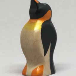 Toy Penguin Baby Wooden Colourful Black Orange White Size 6, 5 X 3, 0 2, 0 cm - Bxhxs Approx. 14, 5 Gr - thumbnail 3