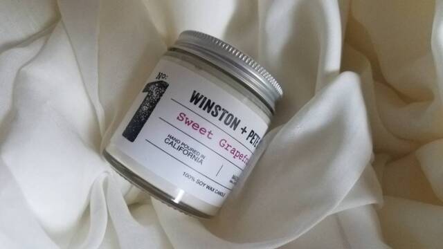 Sweet Grapefruit Soy Candle - 4Oz Citrus Scented Fresh Fruity Hand-Poured Natural Gift For Her, Him, Or Mom - image 1