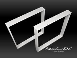 Metal Table Legs, Desk Steel Legs, Coffee Kitchen Bedroom Bench Set Of 2 , Crudo 80.20 - thumbnail 1