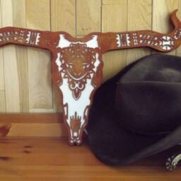 Longhorn Faux Steel Wall Lamp - thumbnail 4