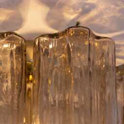 Murano Ceiling Light ??20 cm - Smoky Glass Hand-Blown Italy Customizable Lamp - thumbnail 4