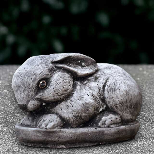 Outdoor Bunny Sculpture Concrete Rabbit Figurine Cement Animal Decoration Rabbit Lover Gift Handmade Ornament Yard Art Garden Decor - image 1