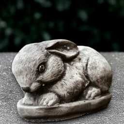 Outdoor Bunny Sculpture Concrete Rabbit Figurine Cement Animal Decoration Rabbit Lover Gift Handmade Ornament Yard Art Garden Decor - thumbnail 4