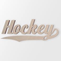 "Hockey Wall Hanging Word Cutout ""Hockey" - thumbnail 3