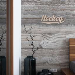 "Hockey Wall Hanging Word Cutout ""Hockey" - thumbnail 4