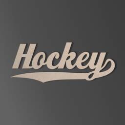 "Hockey Wall Hanging Word Cutout ""Hockey" - thumbnail 2