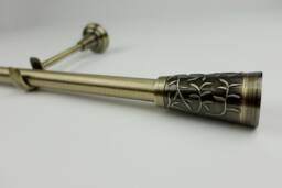 "Antique Gold Curtain Pole "