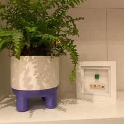 Happy Plant Pot With Water Drainage - Smiley Legged Planter - thumbnail 2