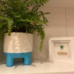Happy Plant Pot With Water Drainage - Smiley Legged Planter - thumbnail 3