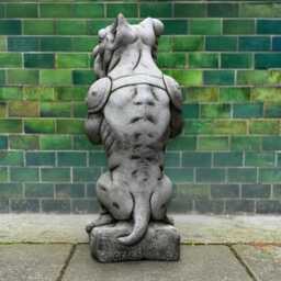 Guardian Gargoyle Statue Concrete Mythical Creature Sculpture Stone Figurine Cement Garden Protector Outdoor Fantasy Ornament Gift - thumbnail 3