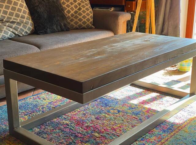 Coffee Table/Reclaimed Solid Wood Table Outdoor Or Indoor Use - image 1