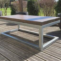 Coffee Table/Reclaimed Solid Wood Table Outdoor Or Indoor Use - thumbnail 3
