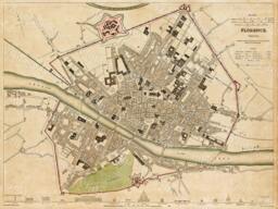 Florence Map Old Italian 1835 Restoration Decorator Style Map Of Italy Old World Sduk Wall Or Fine Art Print Poster - thumbnail 1