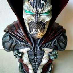Spawn Bust 12 Scale Statue - Hyper Detail Resin Sculpture Comic Book Collector Art Handmade - thumbnail 4