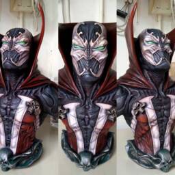 Spawn Bust 12 Scale Statue - Hyper Detail Resin Sculpture Comic Book Collector Art Handmade
