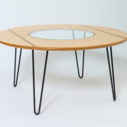 Minimalist Mid-Century Coffee & Side Table - Plywood Small Dining Or Living Room - thumbnail 3