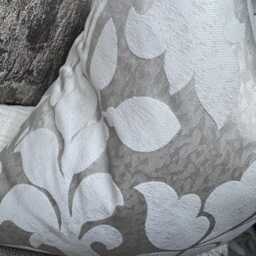 Elegant Damask Stone Taupe Cushion Cover, 16 - thumbnail 4