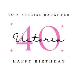 Daughter 40Th Birthday Candle Gift Set Box Gifts Present Card - thumbnail 4