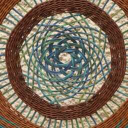 Large Woven Wall Art, Mandala, Hand Made Hanging, Dream Catcher - thumbnail 2