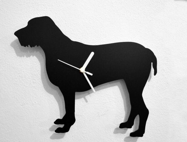 Spinone Italiano Dog - Wall Clock Silhouette - image 1
