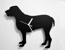 Spinone Italiano Dog - Wall Clock Silhouette - thumbnail 1