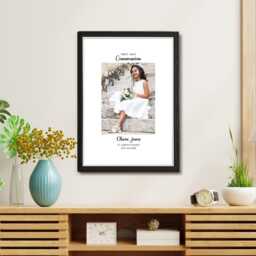 First Holy Communion Personalised Photo Print - 1st Religious Keepsake Gift Custom Frame - thumbnail 3