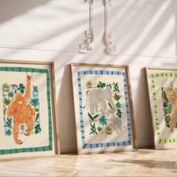 Ollie Orangutan Print Katefoxdesign Nursery Art, Jungle Animal - thumbnail 2