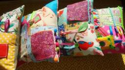 5 X Dementia Adult Fidget Cushions Senior Support Alzheimer's Sensory Present Therapy Fiddle Nana Care Home Activities Autism Wholesale - thumbnail 1