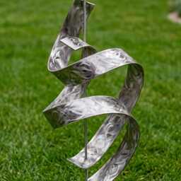 Metal Sculpture Handcrafted Luxury Modern Art, Indoor Or Outdoor - thumbnail 4