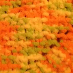 Hand Knitted Baby Blanket Soft Acrylic Chenille Lap Blanket - thumbnail 4