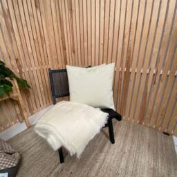 Green Thin Stripe Scatter Cushion, Green Cushion, Stripe Cushions, Cushionsl - thumbnail 2