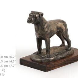 Bullmastiff, Dog Wooden Base Statue, Limited Edition, Artdog - thumbnail 4