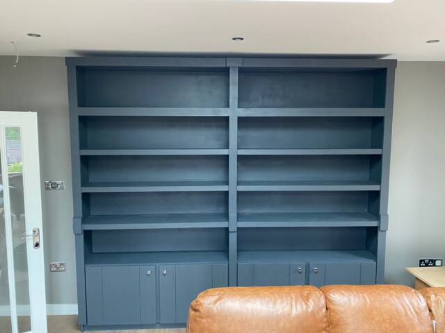 The Wotton Handcrafted Bookcase Library Booknook Storage Cabinet - image 1